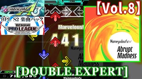 【DDR A3(GP)】 Abrupt Madness / Mameyudoufu [DOUBLE EXPERT] 譜面確認+Clap