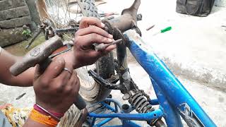 Cycle Shocker Repair Shocker Problem| bicycle suspension |Cycle Ka Shoker Kaise Thik Karen Ghar Per