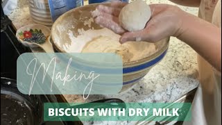 How do you make biscuits without milk?