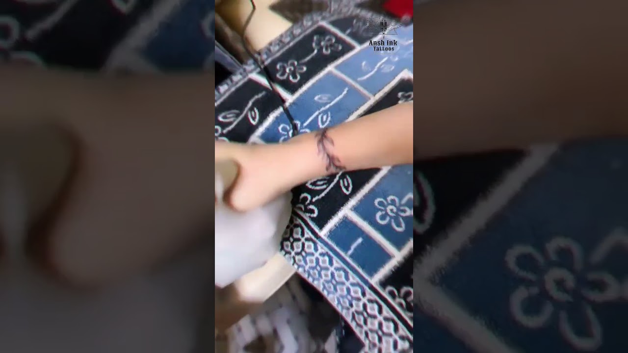 Leaf Tattoo | Olive Leaf Tattoo |  Girl Bracket Tattoo | Small Flower Tattoo | Girls Band Tattoo