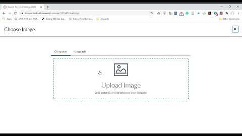 Placing a GIF or picture in your canvas course tile