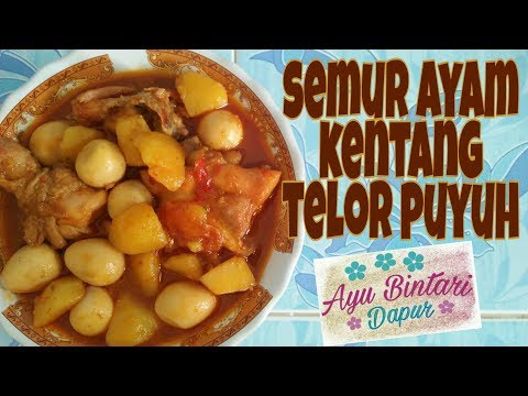 semur-ayam-campur-kentang-dan-telor-puyuh.-masakan-sehari-hari