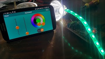 اصنع اضاءة ملونة لتزيين منزلك او غرفتك تتحكم بها عن طريق الموبايل Smart Home DIY