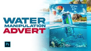 Water Manipulation Ad Design (FREE PSD) - Photoshop Tutorial by EdwardDZN