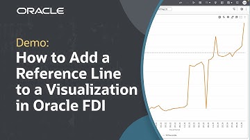 How to Add a Reference Line to a Visualization in Oracle FDI