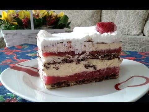 Kapri torta sa jagodama - Strawberry Capri Cake
