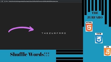 Shuffle Effect with HTML, CSS, JS (JQuery)