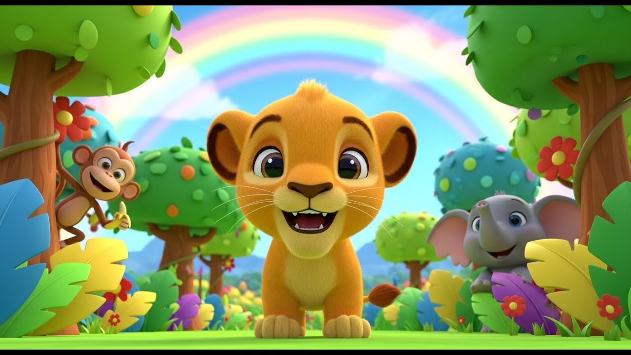 Pinda the Lion 🦁 | Jungle Adventure Story for Kids | Fun 3D Cartoon Animation