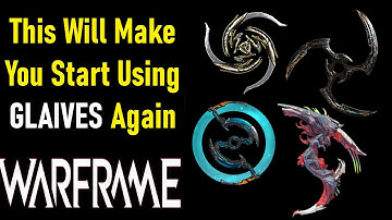 My Glaive Build & Mod Set Up - WARFRAME (PC Gameplay)