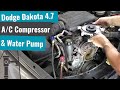 Dodge dakota  ac compressor  water pump