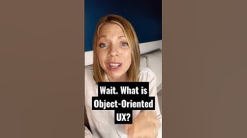Object-Oriented UX in 60 seconds (phew 😅)