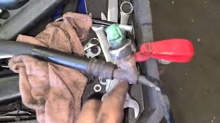 2001  2006 Acura MDX How to replace the steering pump pressure line