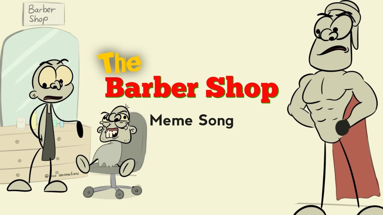 Парикмахерская (ремикс) | Мемы в 4K | Смешная анимационная песня 😂