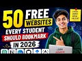 50 FREE Websites Every Student Should Bookmark in 2026 🌍📚