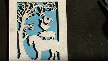 Using A 40 Watt Laser Cutter To Cut Card With CorelPAINT And CorelDRAW