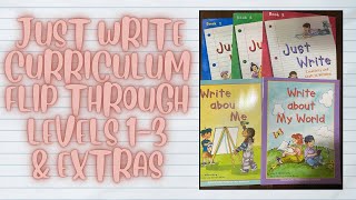 Flip through of the Just Write Curriculum