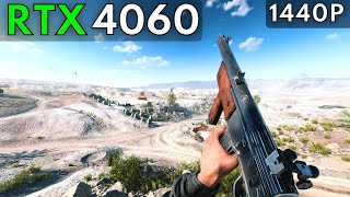 RTX 4060 8GB + BATTLEFIELD V + 1440P ULTRA MAX + DLSS ON + I 5 8600K + RAM DDR4 32GB