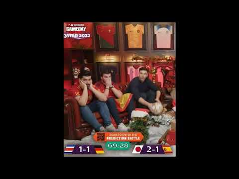 コスタリカ逆転の瞬間のスペイン人の反応 #Shorts