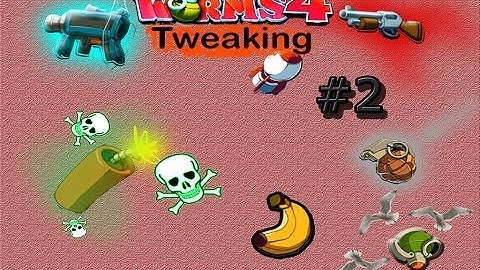Worms 4 Tweaks 1.0 #2 Duello tweaking con armi base/Deathmatch tweaking base weapons