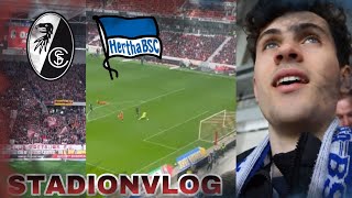 NGANKAM SICHERT 1 PUNKT! SC FREIBURG - HERTHA BSC STADIONVLOG