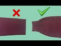 How to repair a stretched elastic band on a sweater  2 sewing tips