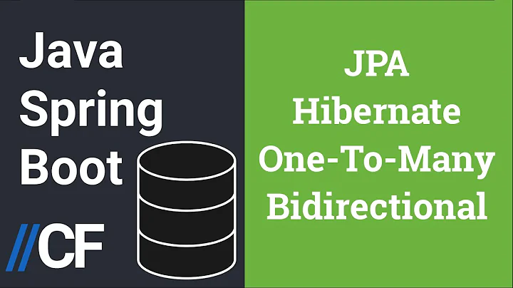 Java Spring Boot - JPA - Hibernate - H2 - One To Many Bidirectional Relationship - @OneToMany