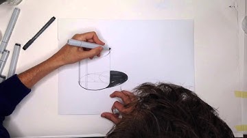 Shading a vertical cylinder