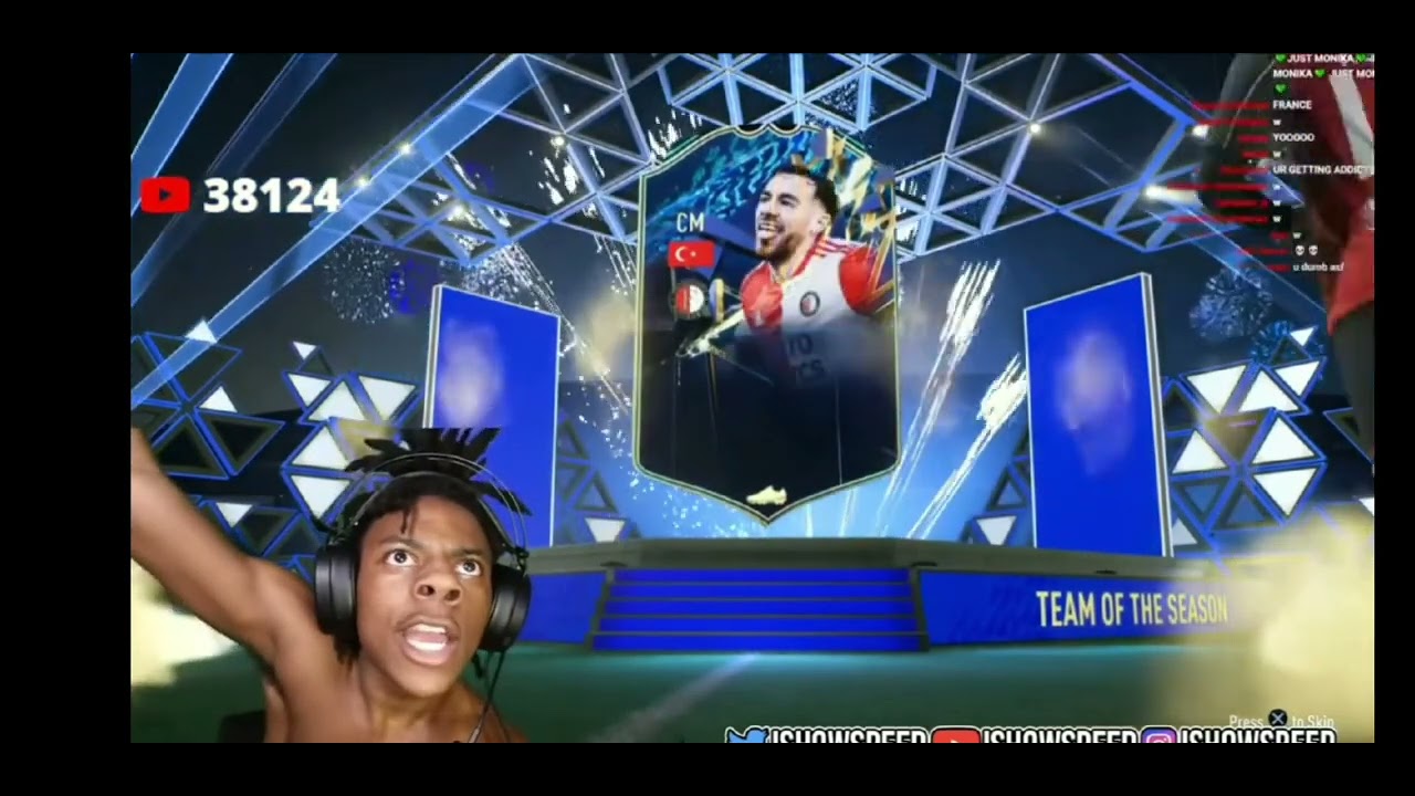 Ishowspeed prounancing soccer players names YouTube