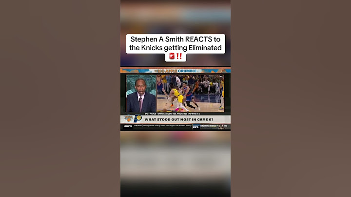 Stephen A Reacts to Knicks ELIMINATED🚨#shorts