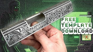 How I Practice Gun Laser Engraving (without a gun) + Free Template!