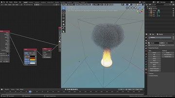 BlendLuxCore OpenVDB Node Internal Fire and Smoke Demo
