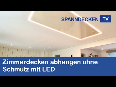 Zimmerdecken abhängen ohne