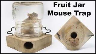 This Antique Fruit Jar Mouse Trap Is Great. Mousetrap Monday.