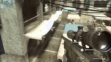 MW3 Sick throwing knife and random quick scope