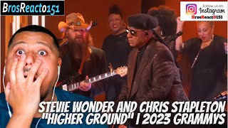 FIRST TIME HEARING Stevie Wonder and Chris Stapleton Perform “Higher Ground” | 2023 GRAMMYs REACTION