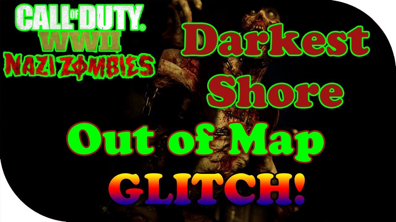 COD WW2 ~ The Darkest Shore ~ Out Of Map GLITCH!