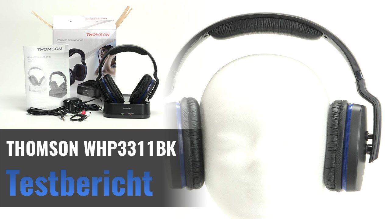 Update THOMSON WHP3311BK im Test - Sehr günstiger Funkkopfhörer