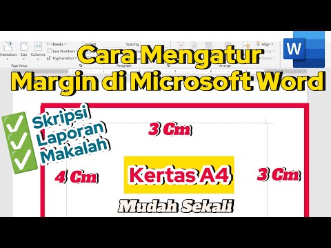 Cara Mengatur Margin di Word 2016 Ukuran 4333 Untuk Skripsi, Makalah, Laporan dll
