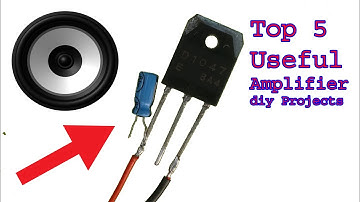 Top 5 useful super easy audio amplifier diy projects
