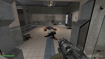 RealRTCW 3.1 gameplay in the laboratories. Return to Castle Wolfenstein