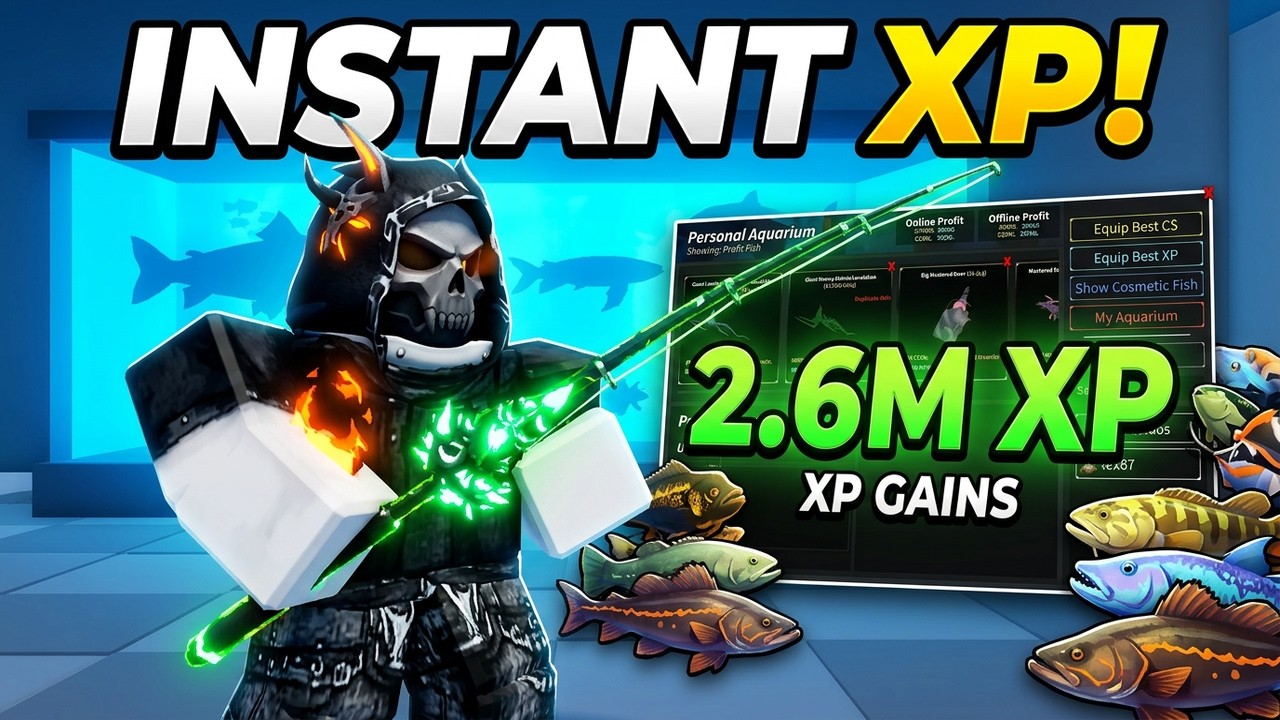 How To Get INFINITE XP In FISCH 2026 YouTube 