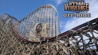 Steel Vengeance Off-Ride Footage, Cedar Point RMC Hybrid Coaster | Non-Copyright @CanobieCoaster