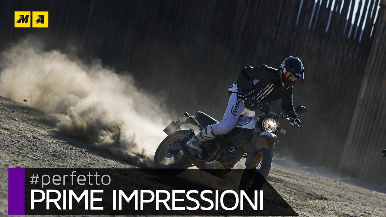 Ducati Scrambler Desert Sled 2017 TEST [ENGLISH SUB]