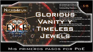 Mis primeros pasos por PoE - Glorious Vanity y las Timeless Jewels Ritual