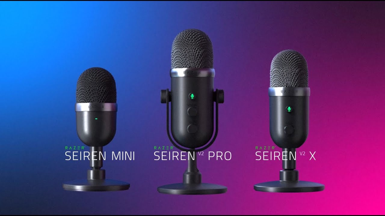 Razer Black Seiren Elite USB Digital Microphone Computing Accessories -  RZ05-01270100-R3U1