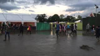 'Clearest Blue' - Chvrches at Glastonbury 2016 feat. mud dancers