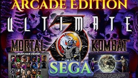 Ultimate Mortal Kombat 3 Arcade Edition Sega Genesis (Hack)