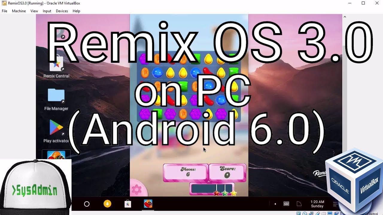 Remix OS 3.0 (Android 6.0 Marshmallow) Installation on PC using Oracle ...