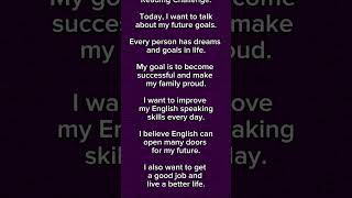 Day 10 English Reading Practice | My Future Goals 🌟 #rebelspokenenglish