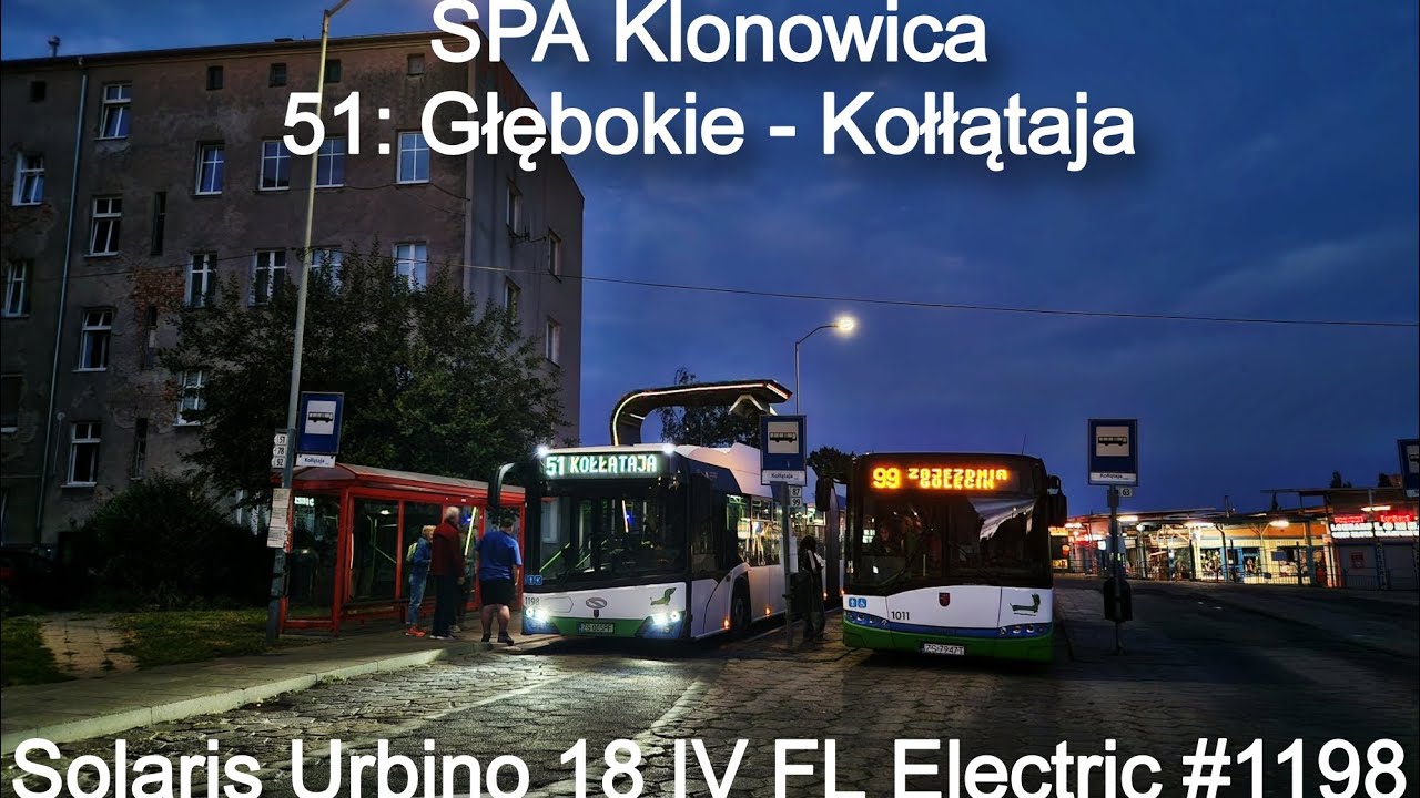SPA Klonowica - Linia 51, Solaris Urbino 18 IV FL Electric #1198